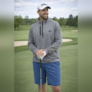 PGA Tour Blue Plaid Golf Summer Shorts. Size 40